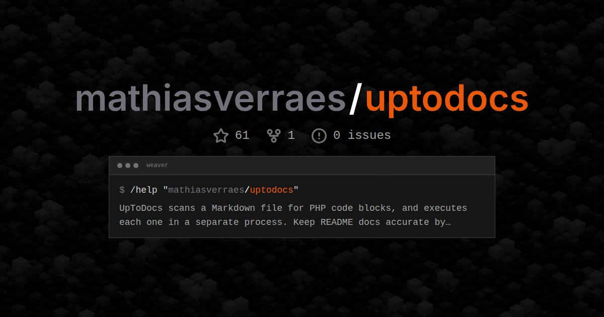 mathiasverraes/uptodocs