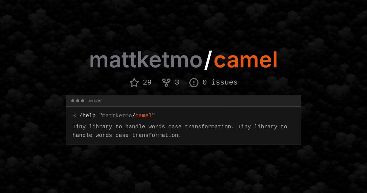 mattketmo/camel