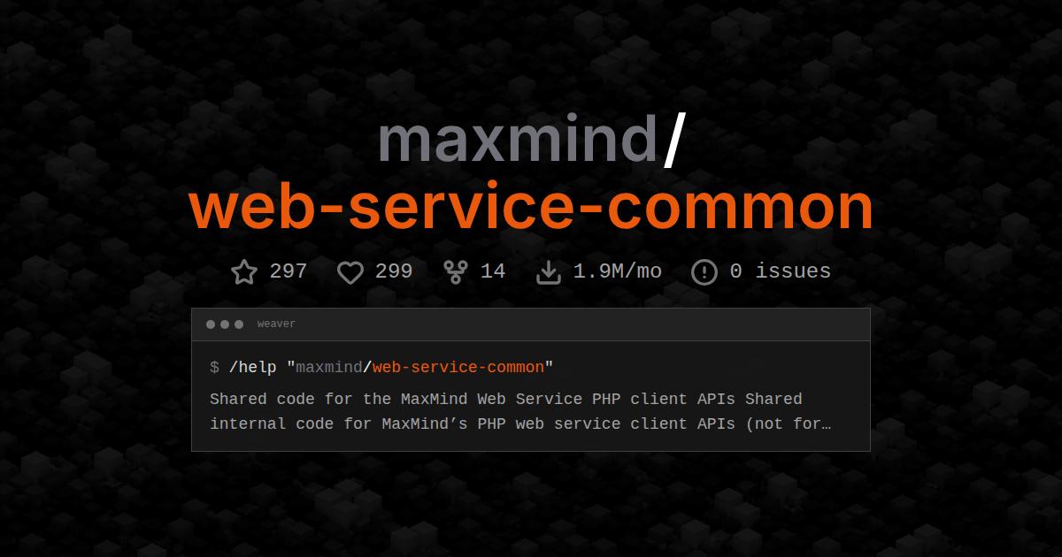 maxmind/web-service-common