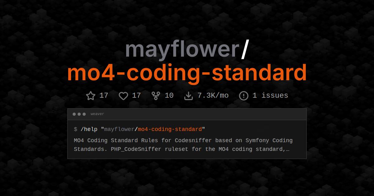 mayflower/mo4-coding-standard