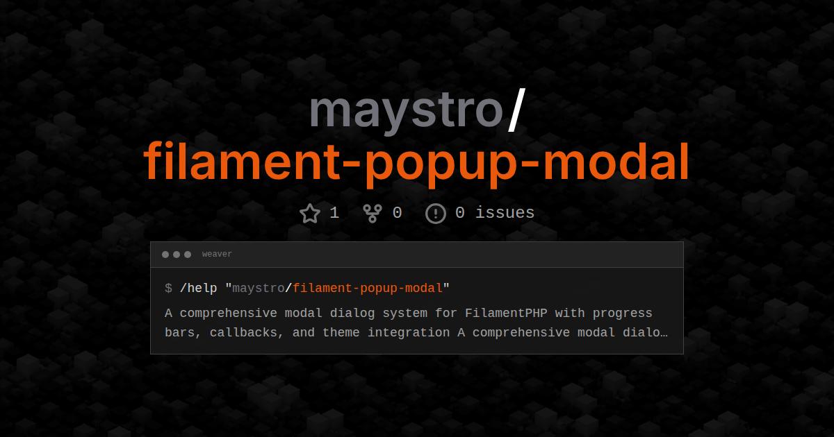 maystro/filament-popup-modal