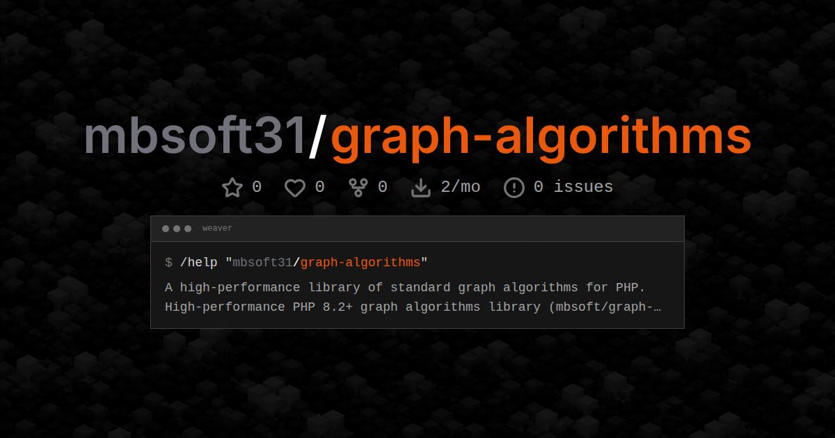 mbsoft31/graph-algorithms