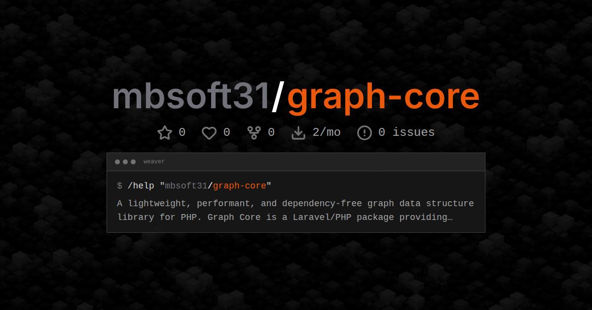 mbsoft31/graph-core