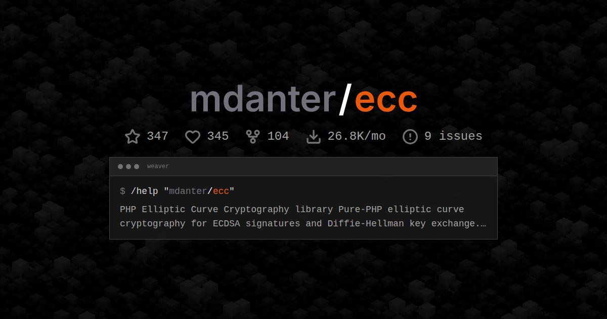 mdanter/ecc