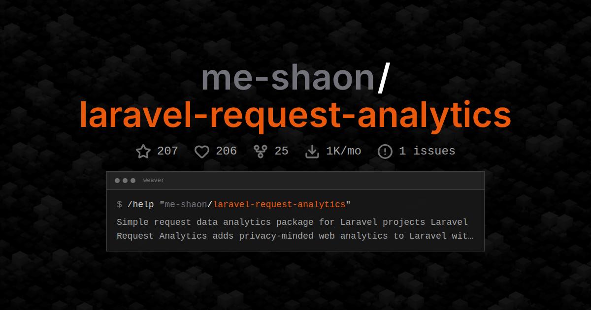 me-shaon/laravel-request-analytics