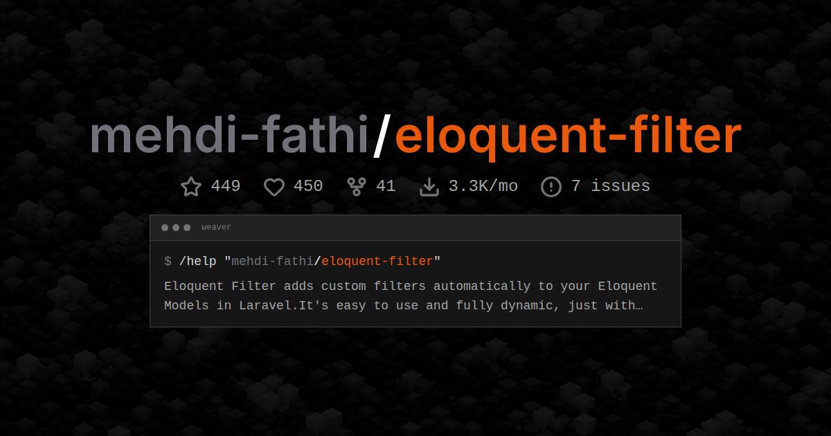 mehdi-fathi/eloquent-filter