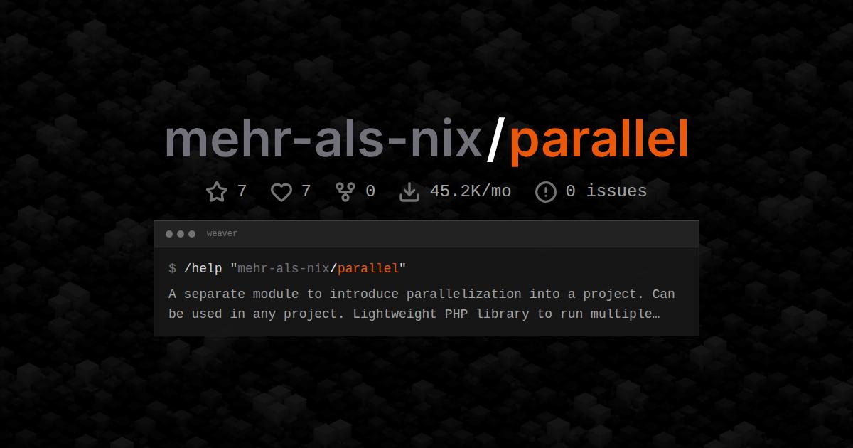 mehr-als-nix/parallel