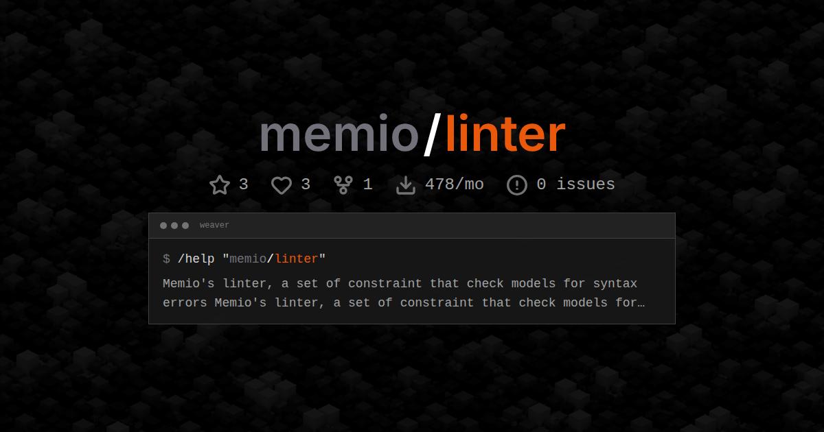 memio/linter