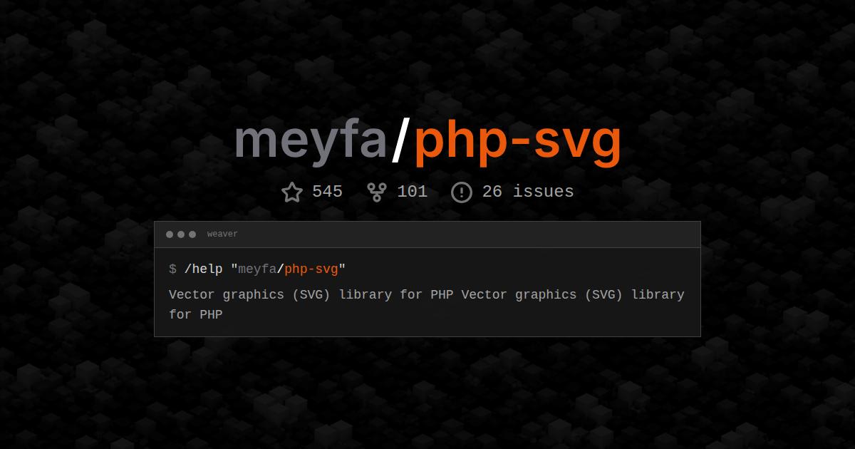 meyfa/php-svg