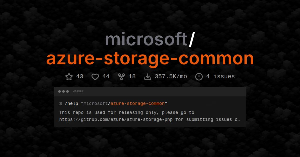 microsoft/azure-storage-common