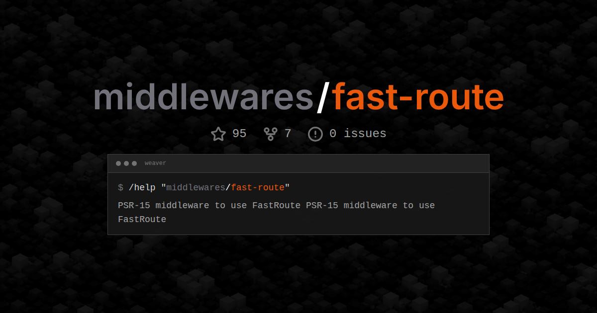 middlewares/fast-route
