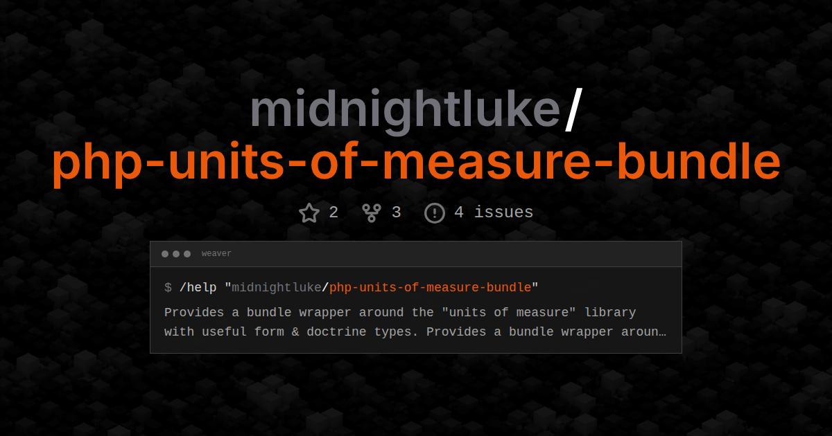 midnightluke/php-units-of-measure-bundle