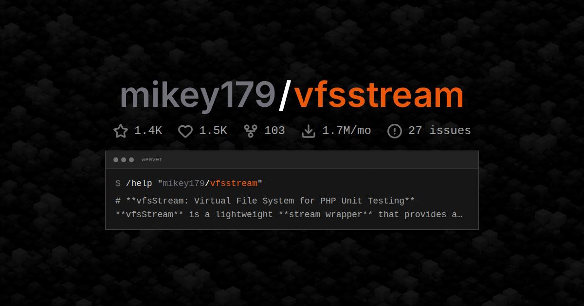 mikey179/vfsstream