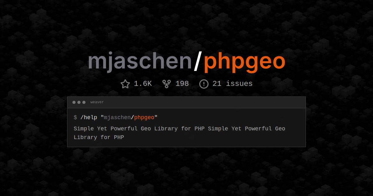 mjaschen/phpgeo