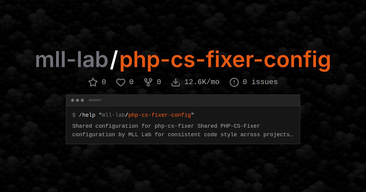 mll-lab/php-cs-fixer-config