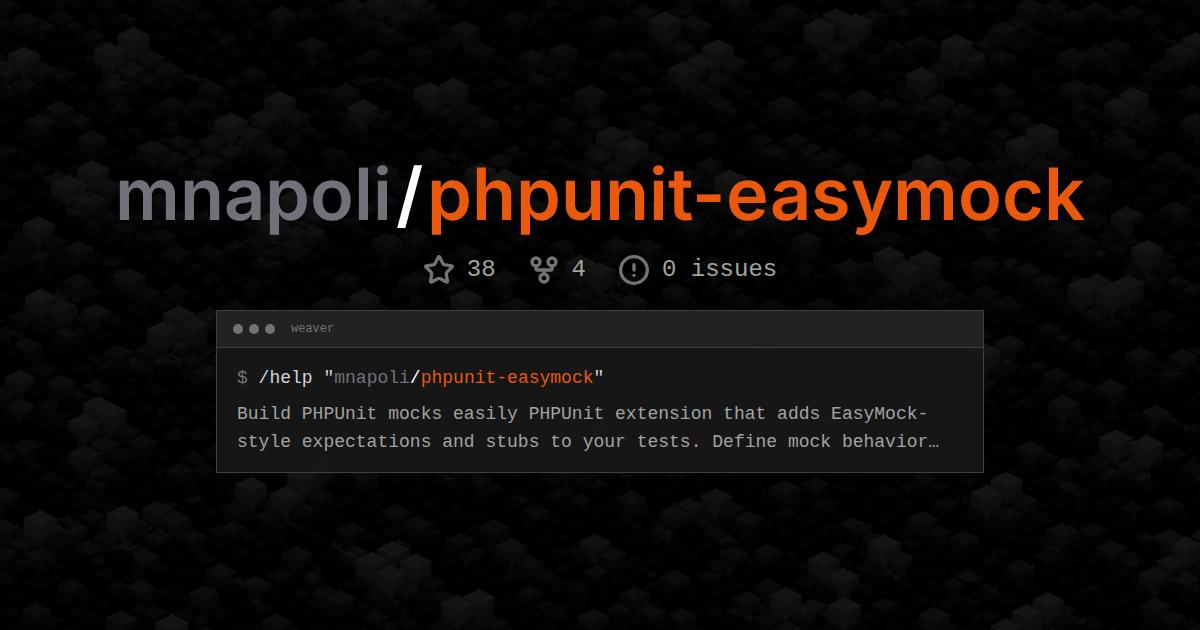 mnapoli/phpunit-easymock