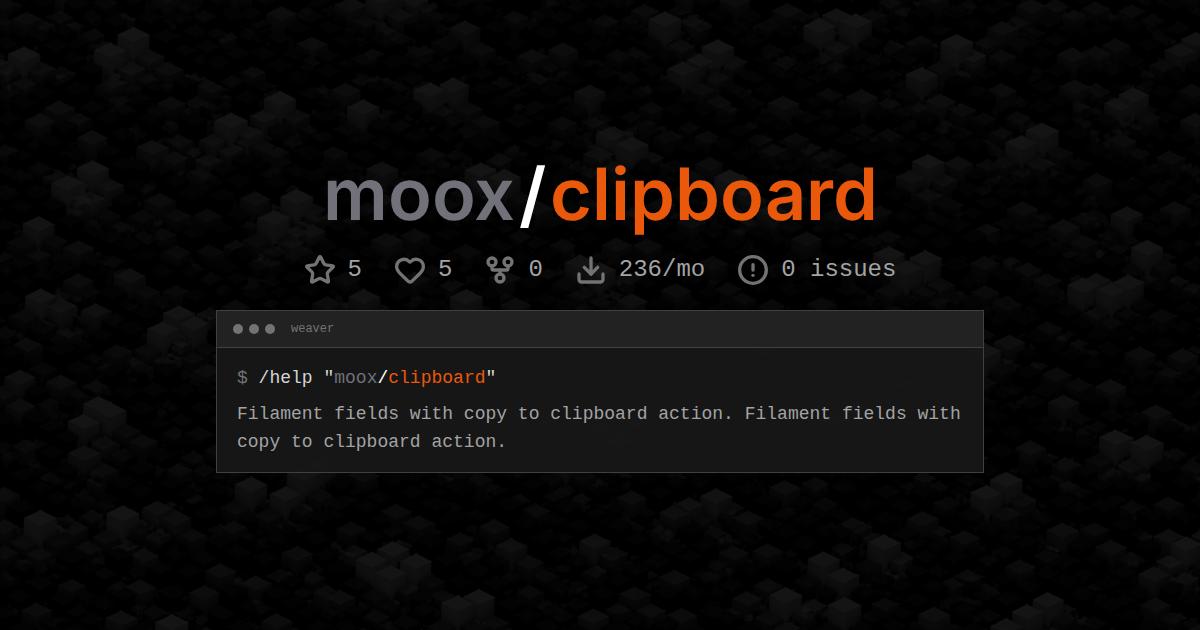 moox/clipboard