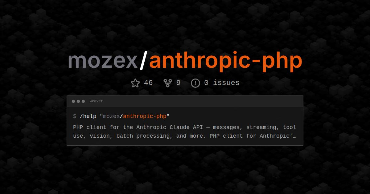 mozex/anthropic-php
