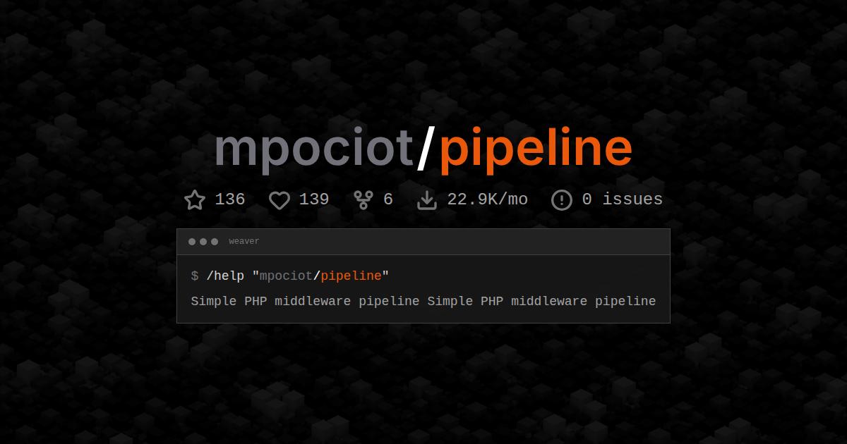 mpociot/pipeline