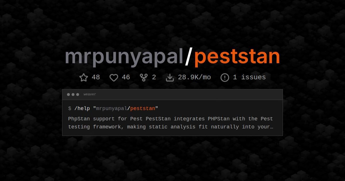 mrpunyapal/peststan