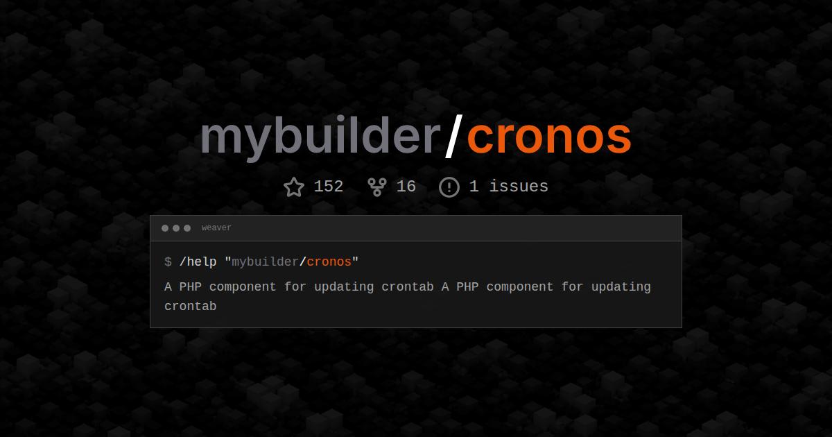 mybuilder/cronos