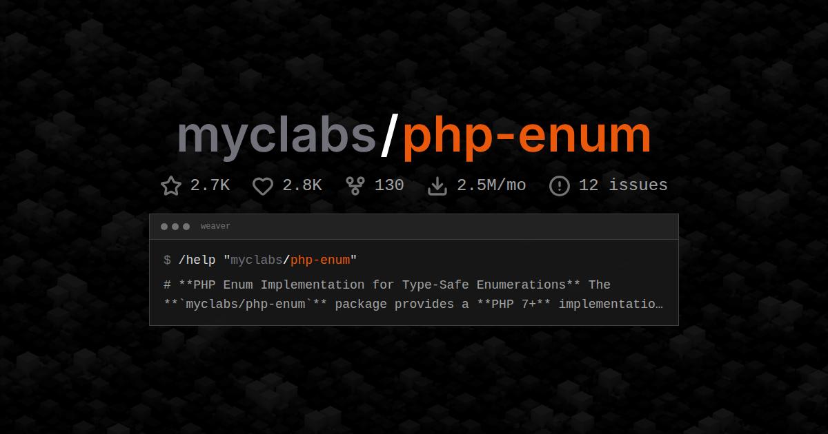 myclabs/php-enum