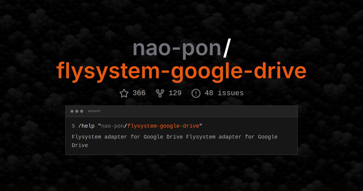 nao-pon/flysystem-google-drive