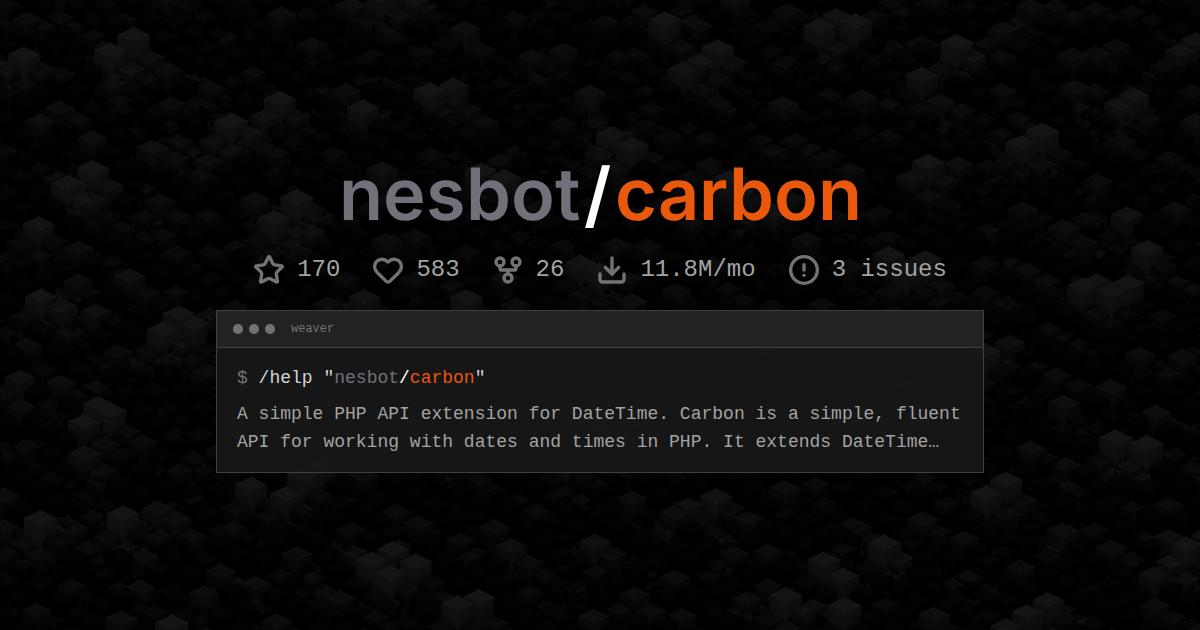 nesbot/carbon