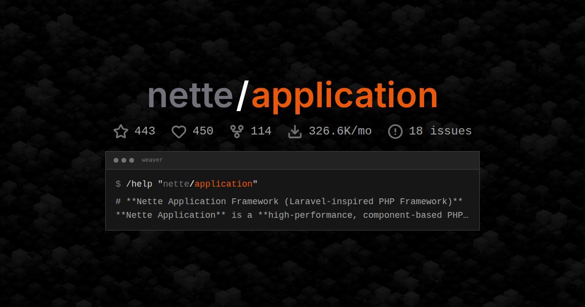 nette/application