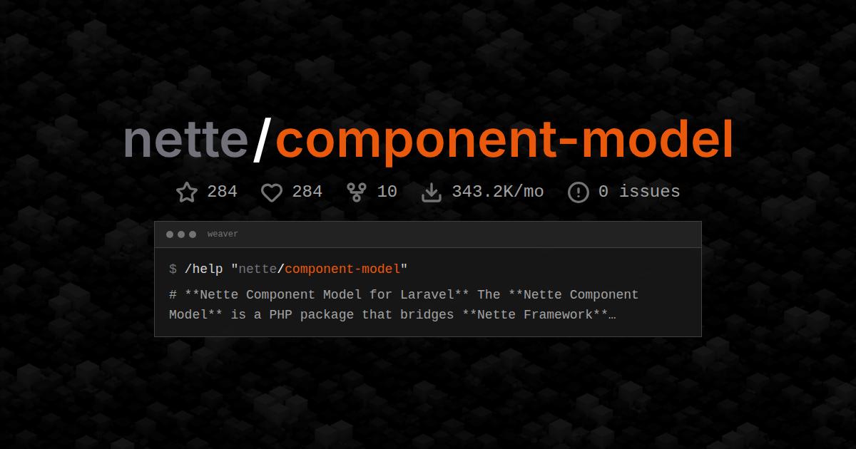 nette/component-model
