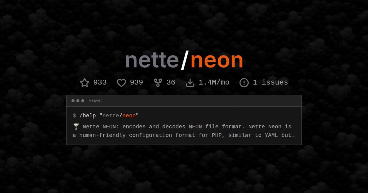nette/neon