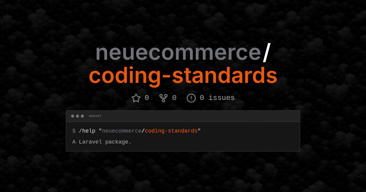 neuecommerce/coding-standards
