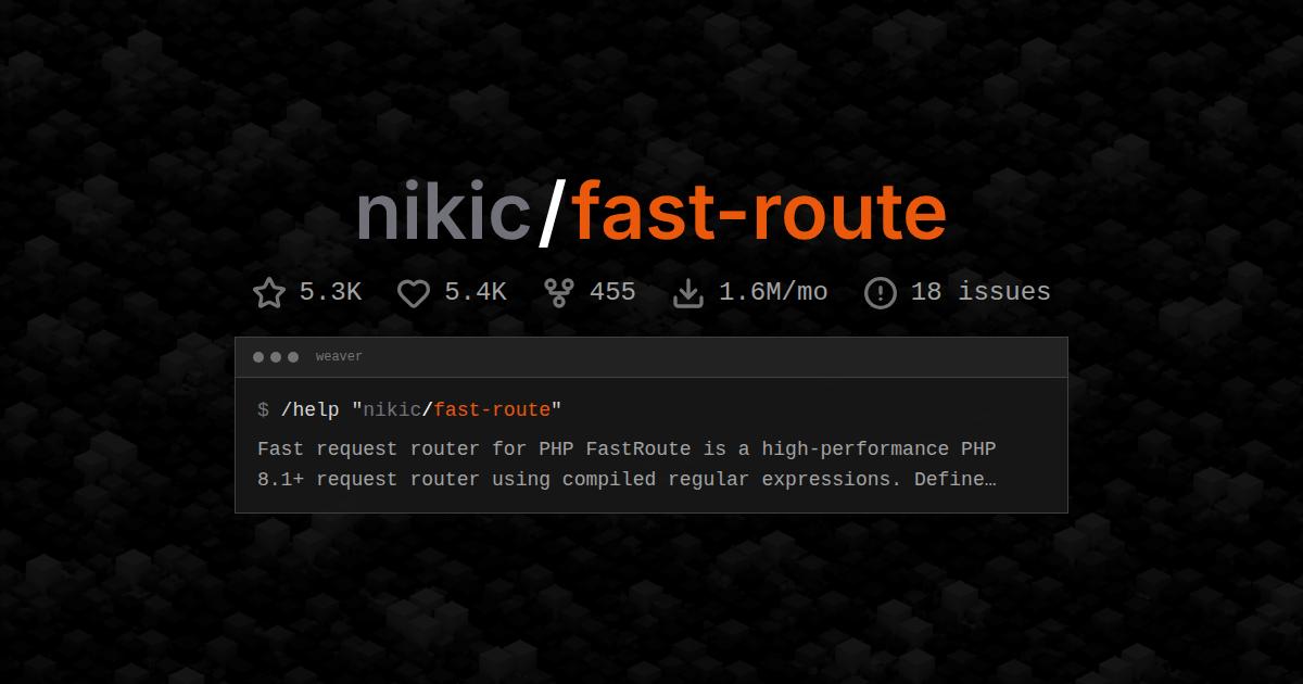 nikic/fast-route