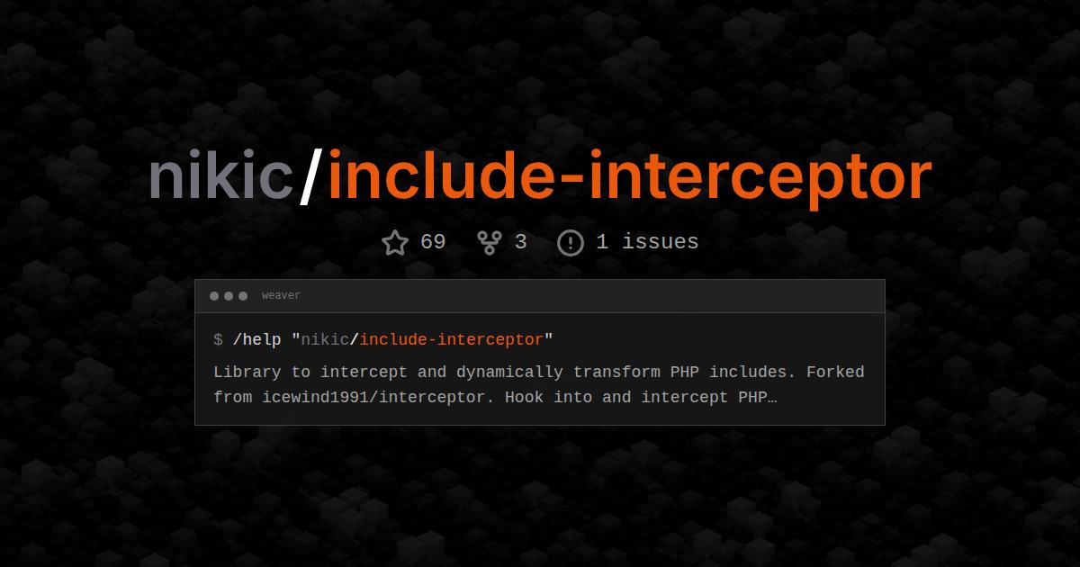 nikic/include-interceptor