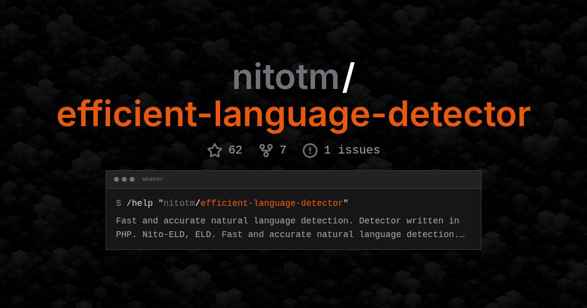 nitotm/efficient-language-detector
