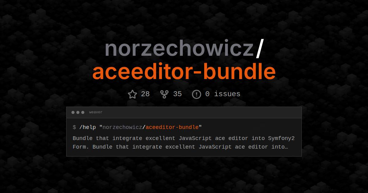 norzechowicz/aceeditor-bundle