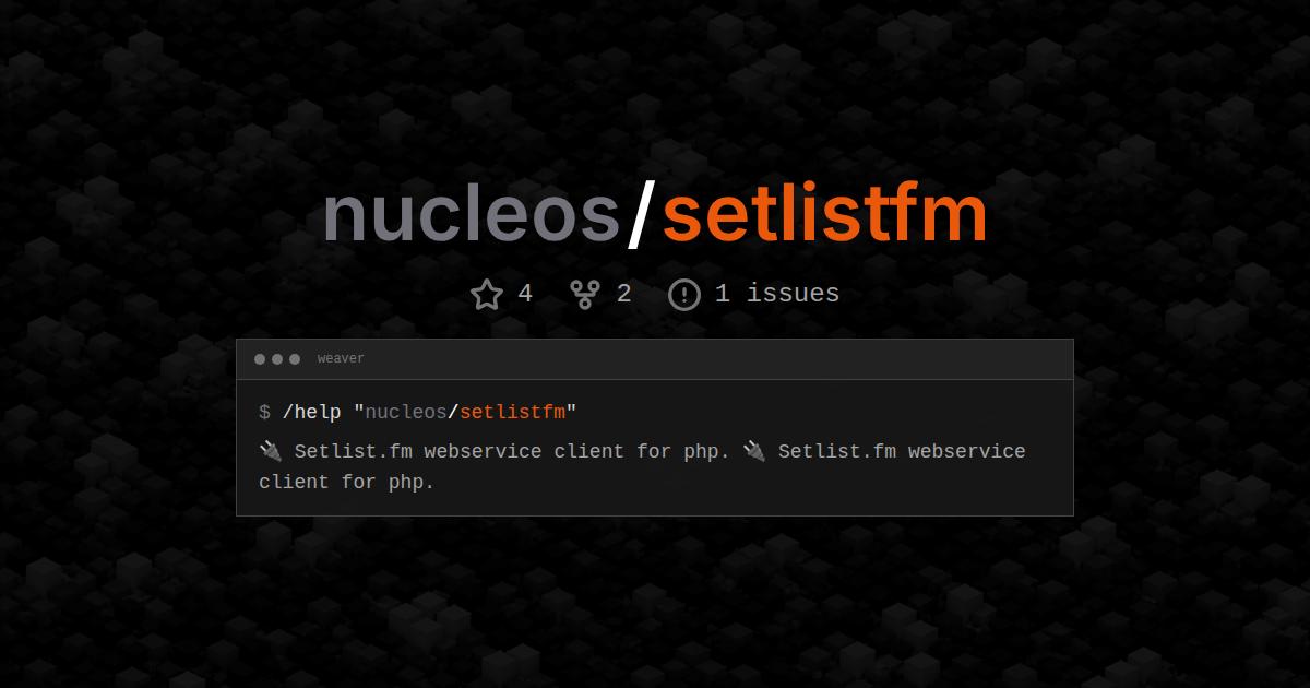nucleos/setlistfm