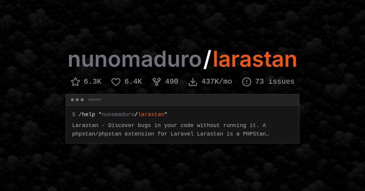 nunomaduro/larastan