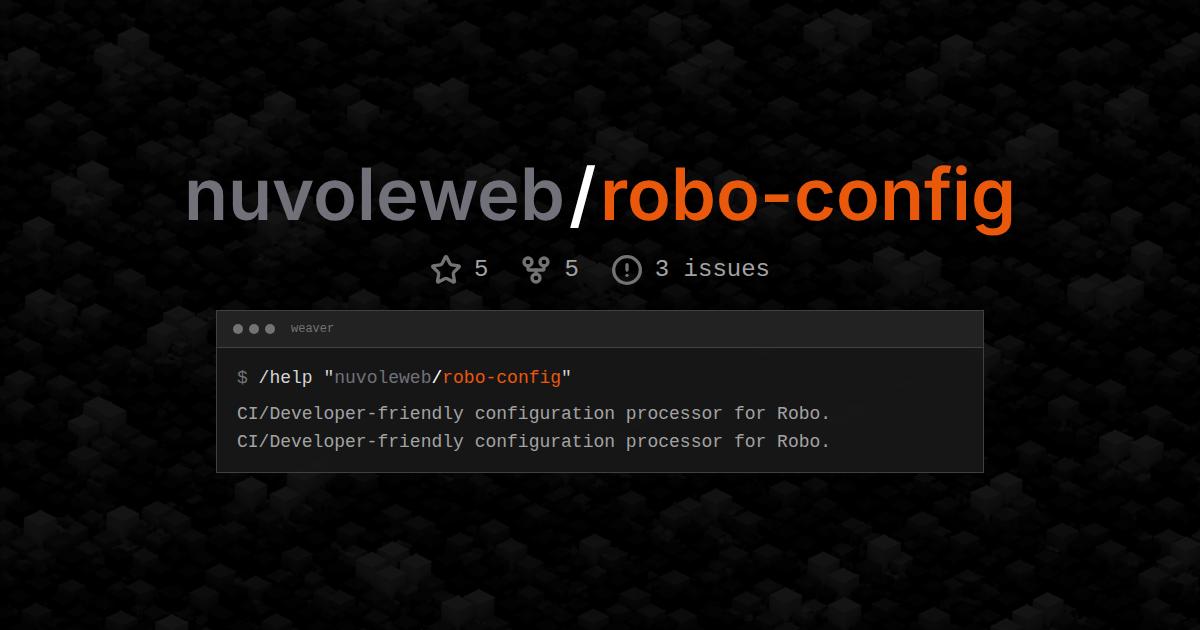 nuvoleweb/robo-config