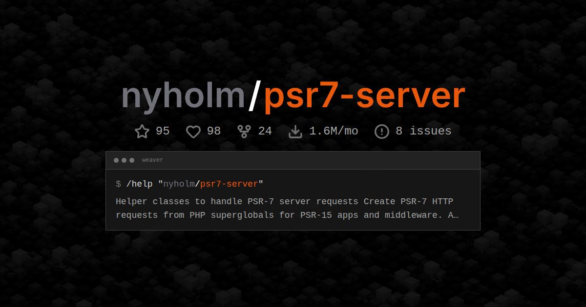 nyholm/psr7-server