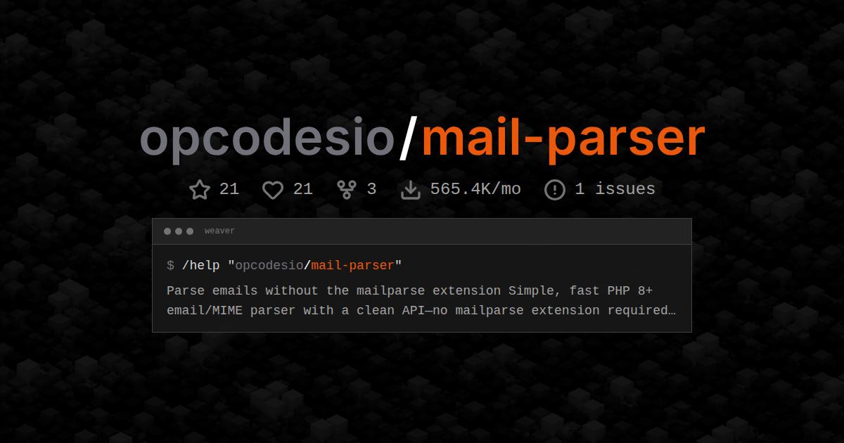 opcodesio/mail-parser
