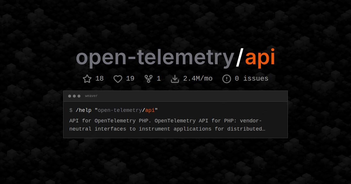 open-telemetry/api