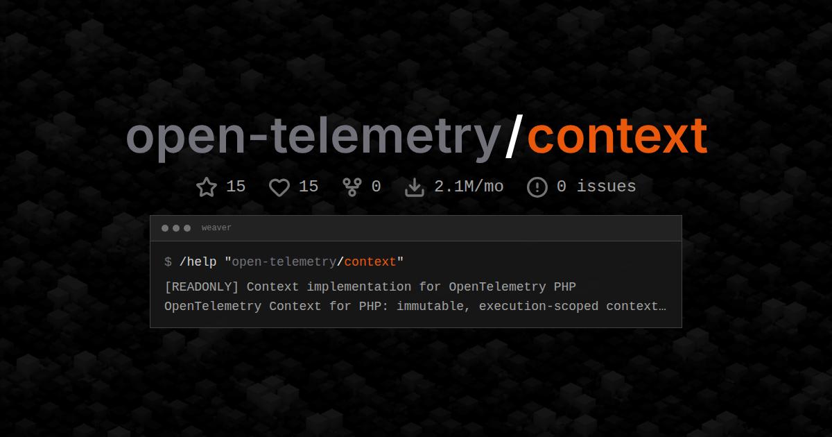 open-telemetry/context