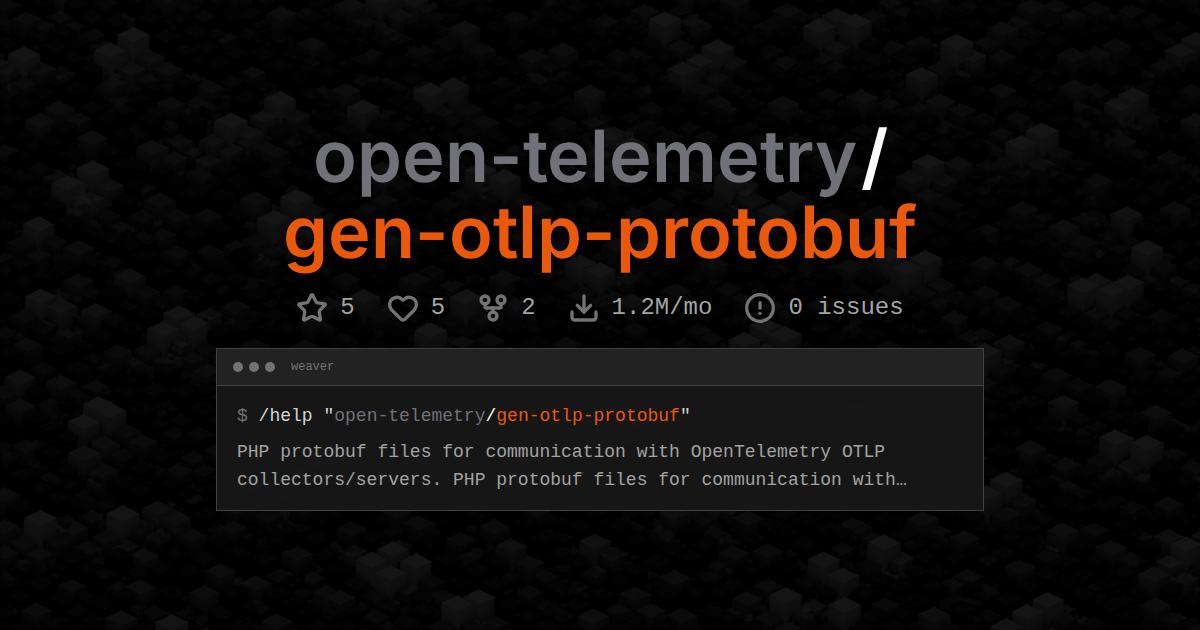 open-telemetry/gen-otlp-protobuf