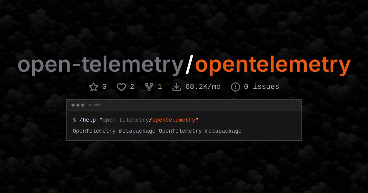 open-telemetry/opentelemetry