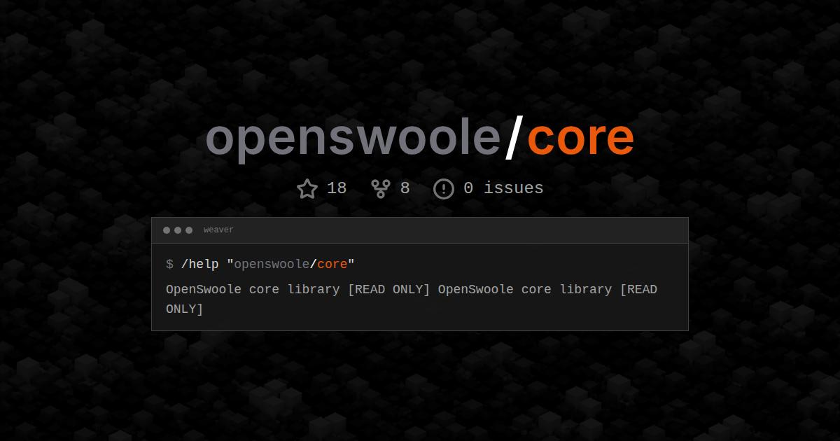 openswoole/core
