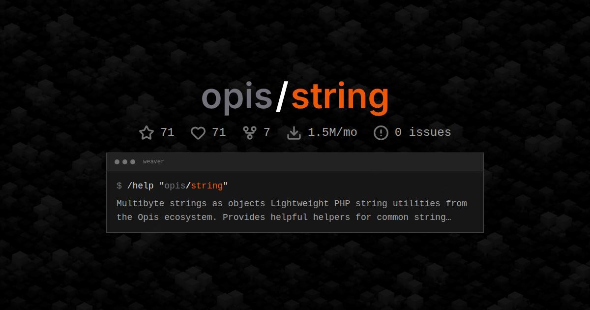 opis/string