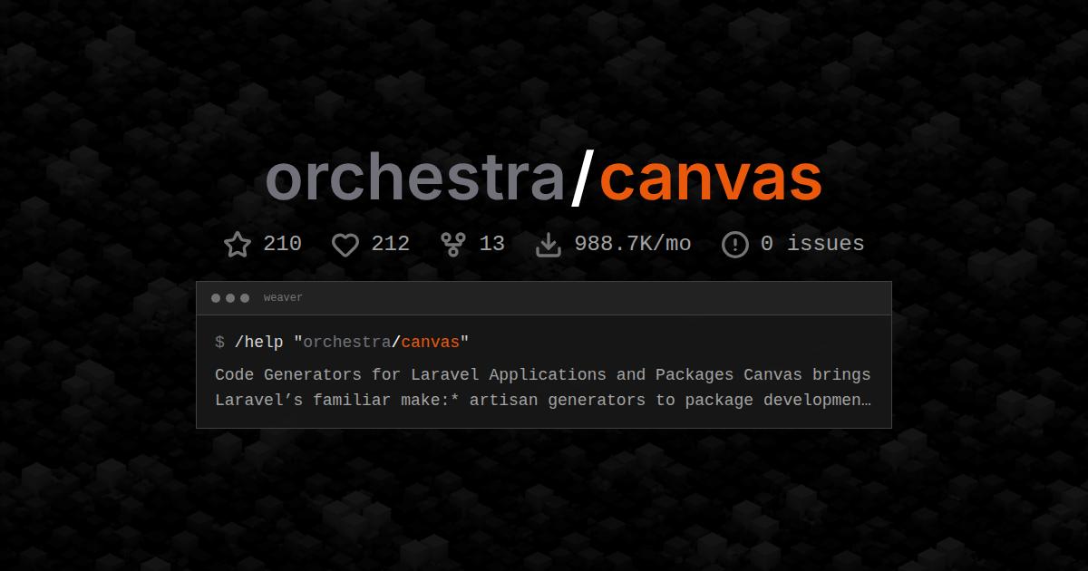 orchestra/canvas