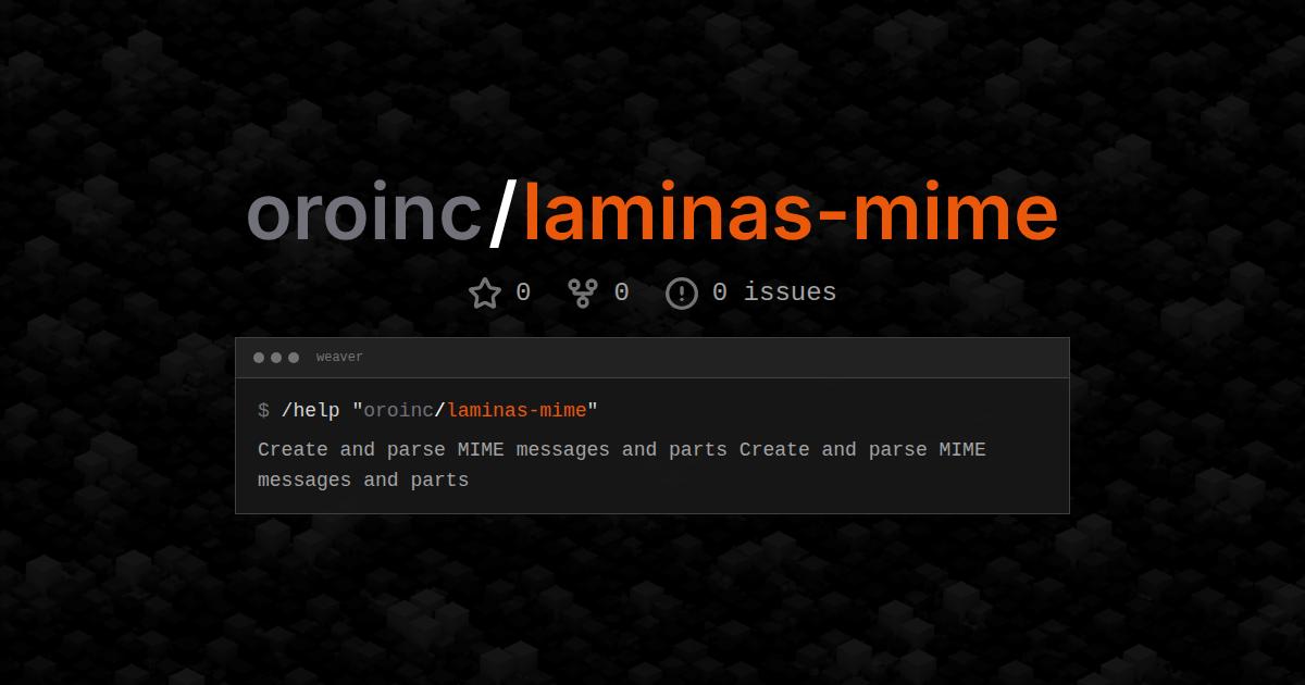 oroinc/laminas-mime