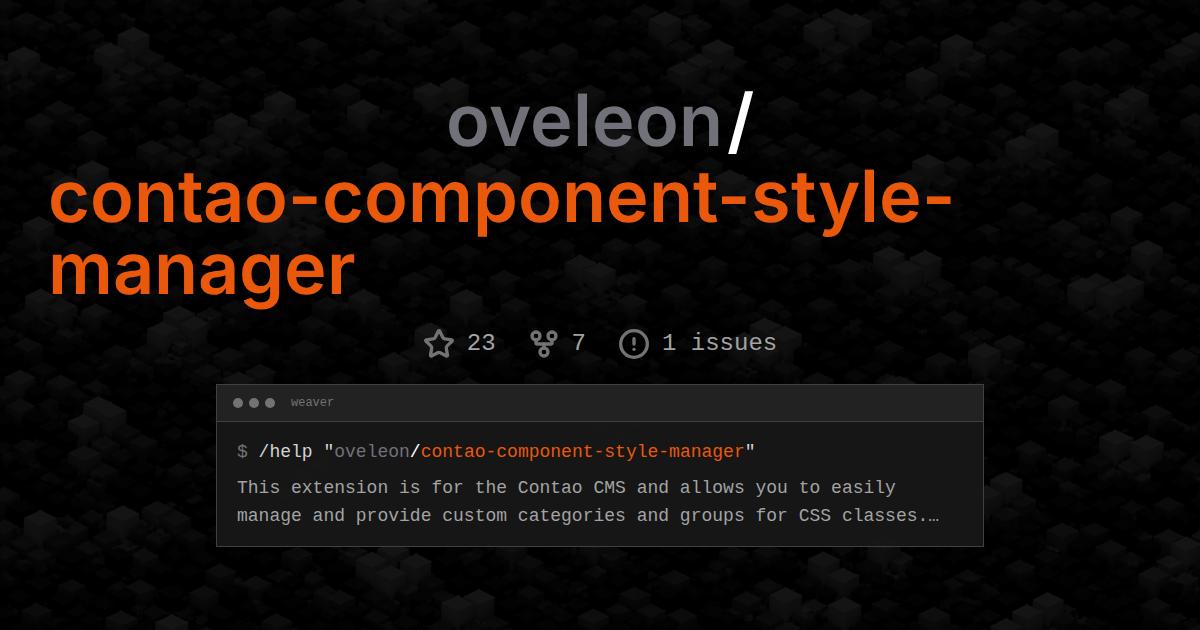 oveleon/contao-component-style-manager